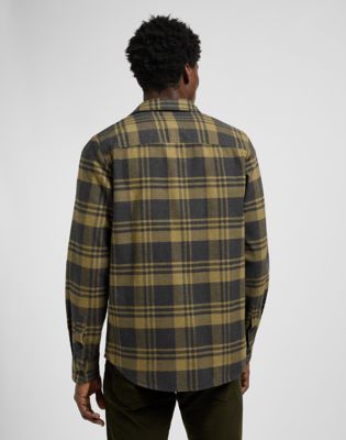 Regular Leesure Shirt Moss Garden Jaspe, Lee