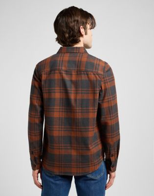 Regular Leesure Shirt Copper Fields, Lee