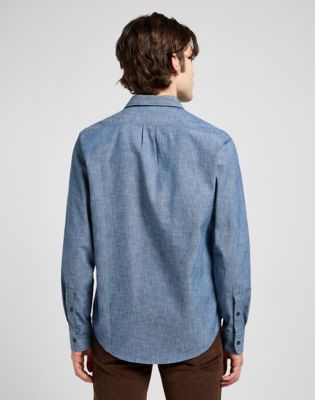 Lee Regular Patch Shirt Rinse, Lee