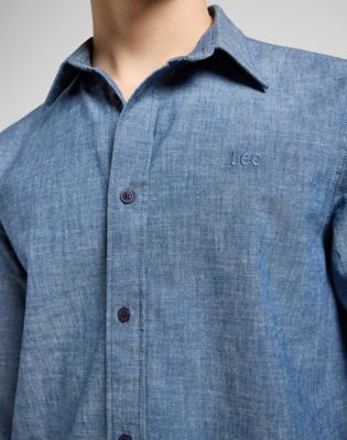 Regular Patch Shirt in Rinse