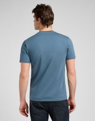 Lee Regular Elevated Essential Logo Tee Vintage Blue, Lee
