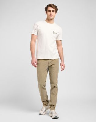 Lee Slim Mvp Corduroy Pant Oscar Khaki, Lee