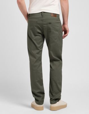 Lee Straight Mvp Pant Olive Gray, Lee