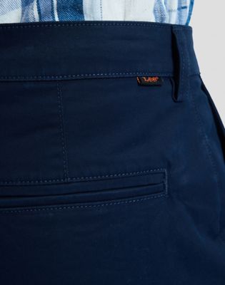 Slim Lightweight Chino Trousers in Rivet Navy alternative view 4