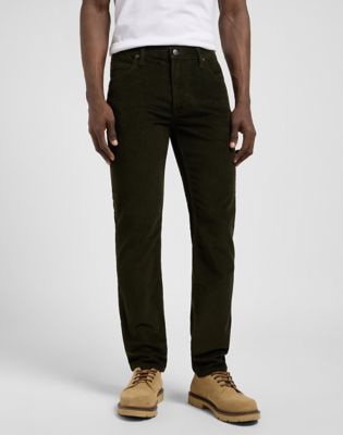 Rider Slim Corduroy Pant in Olive Night