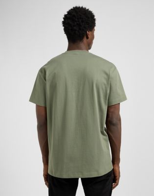 Lee Relaxed Elevated Essential Logo Tee Olive Stone, Lee