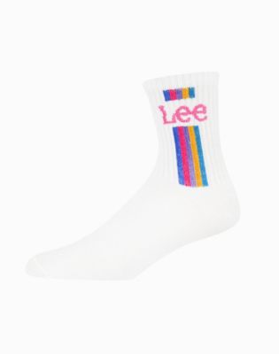 3 Pack Sports Socks:White Striped:37-41 alternative view 3