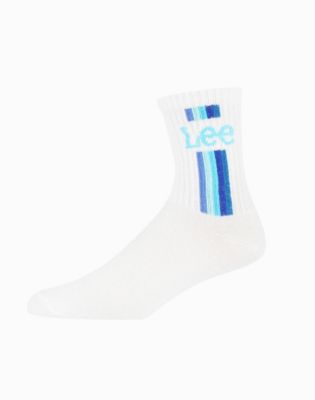 3 Pack Sports Socks:White Striped:37-41 alternative view 4