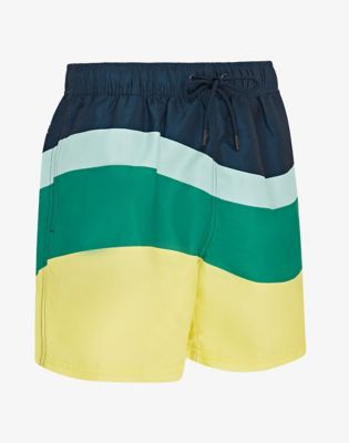 Wavy Swimshort in Green Blue alternative view 3