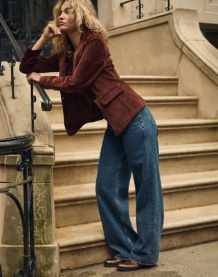 Lee Relaxed Structured Blazer Luxe Brown, Lee