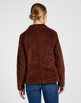 Relaxed Structured Blazer in Luxe Brown alternative view 2