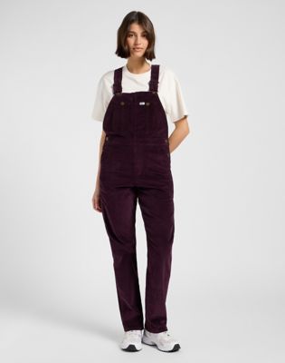 Workwear Straight Bib in Deep Wine