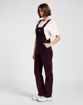 Workwear Straight Bib in Deep Wine