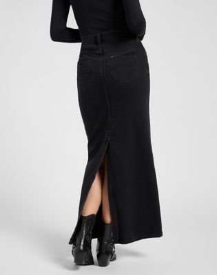 Regular Maxi Skirt Back Slit in Dark Age alternative view