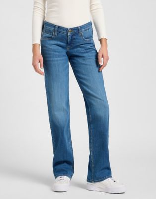 Zoe Low Rise Straight Jean in Just Blaze