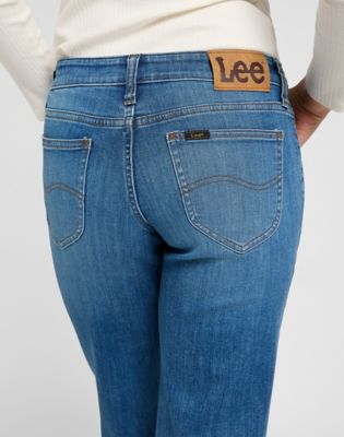 Zoe Low Rise Straight Jean in Just Blaze