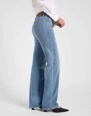 Zoe Low Rise Straight Jean in Next Horizon