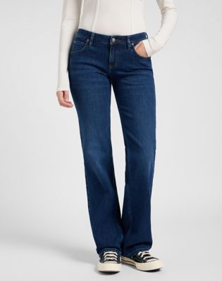 Zoe Low Rise Straight Jean in No Foul