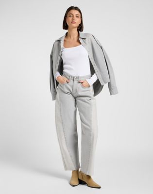 Rider Loose Barrel Jean in Dusk Gray