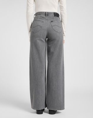 Lee Stella Wide Leg Jean Grey Fog, Lee