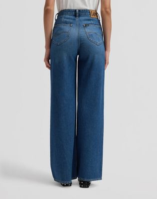 Stella Wide Leg Jean in Ink Pool