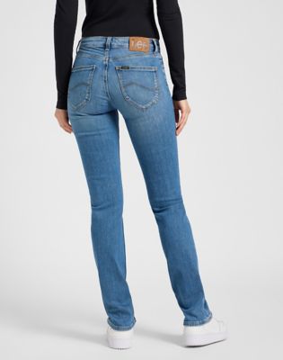Lee Marion Straight Jean Cyber Blue, Lee