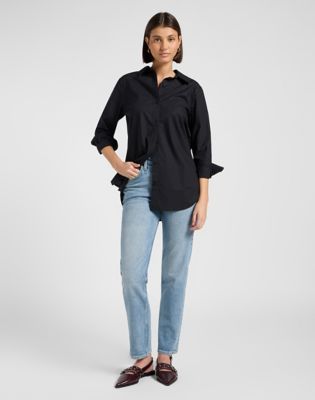 Jeans Carol Para Mujer Lee - Corte Recto, Tela De Algodón BCI Y Lyocell