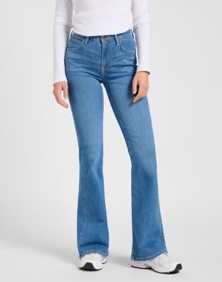 Breese Flare Jean in Deep Hum