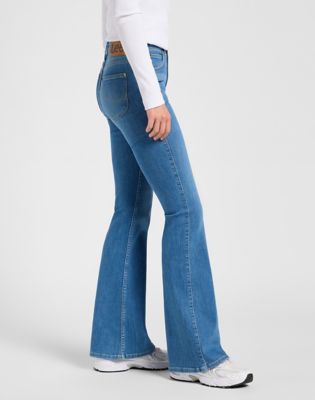 Breese Flare Jean in Deep Hum