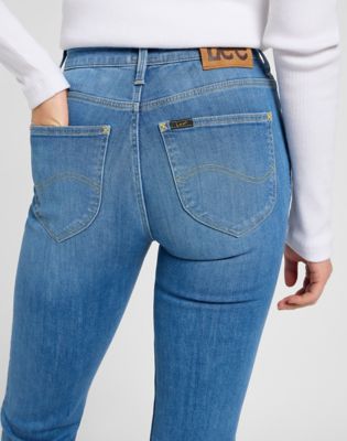 Breese Flare Jean in Deep Hum