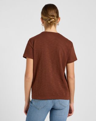 Lee Regular Perfect Tee Luxe Brown, Lee
