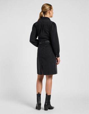 Regular Long Sleeve Dress in Dark Memory