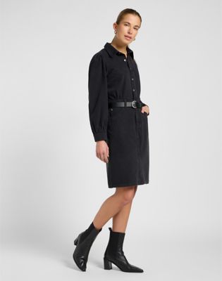Regular Long Sleeve Dress in Dark Memory