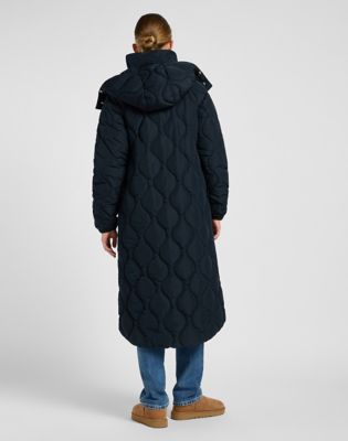 Lee Relaxed Long Puffer Unionall Black, Lee