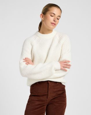 Lee Regular Knit Sweater Ecru, Lee