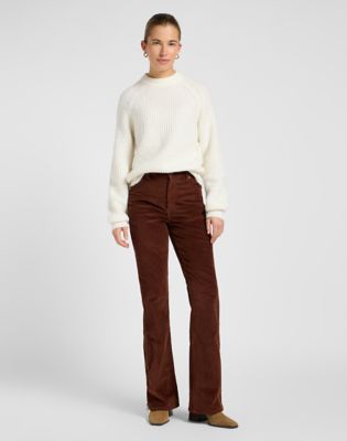 Regular Knit Sweater in Ecru alternative view 3