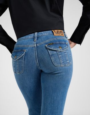 Jessica Bootcut Flap Pocket Jean in Denim Get Em