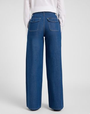 Lee Flap Pocket Stella Wide Leg Jean Bask In It Taille 33x33