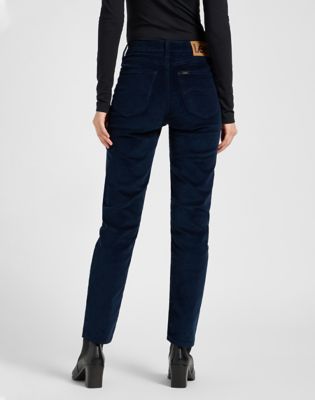 Lee Carol Regular Corduroy Pant Rivet Navy, Lee