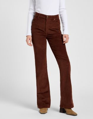 Lee Zipped Bootcut Corduroy Pant Luxe Brown, Lee
