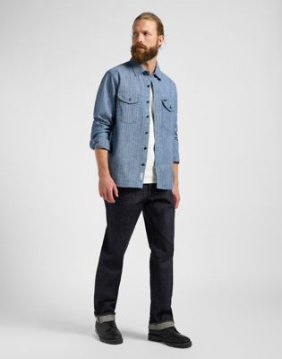 101 Heritage Workwear Relaxed Shirt in Dark Indigo