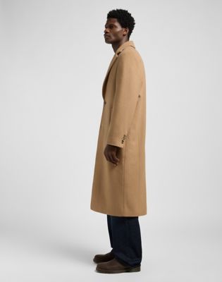 Relaxed Long Wool Car Coat Men's Jackets Lee IE