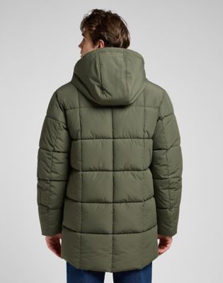 Lee Regular Mercury Puffer Jacket Olive Gray, Lee