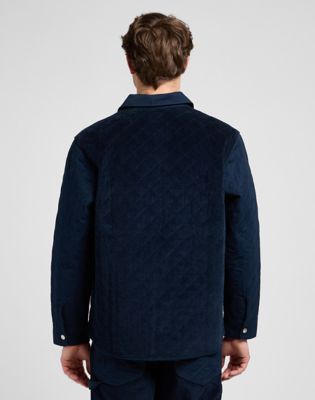 Lee Regular Mixed Media Overshirt Rivet Navy, Lee