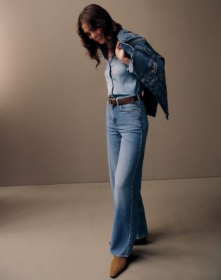 Lee Stella Wide Leg Jean Threaded, Lee