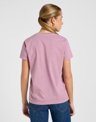Lee Relaxed Small Graphic Tee Plumberry, Lee