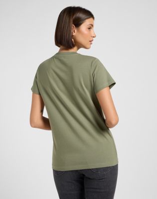 Lee Regular Peace Tee Olive Stone, Lee