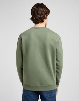 Regular Wobbly Lee Sweatshirt Olive Stone, Lee