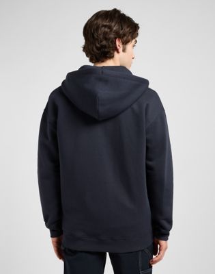 Lee Workwear Relaxed Full Zip Hoodie Rebel Navy Size S