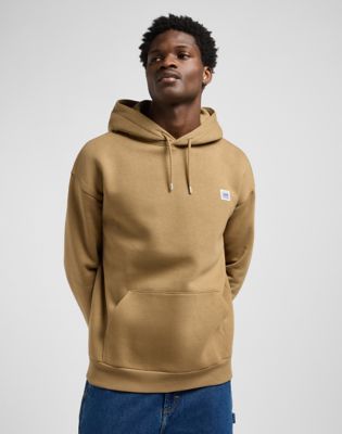 Workwear Relaxed Hoodie in Dark Khaki